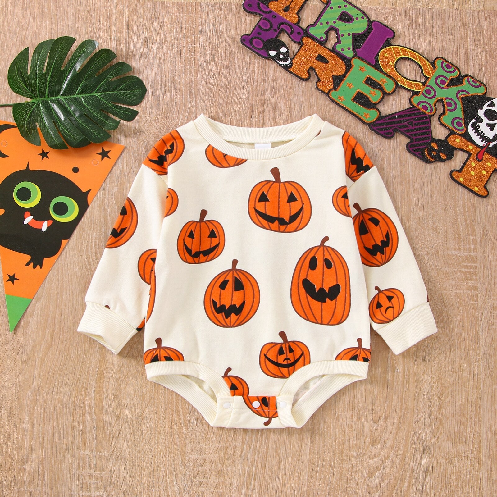 Halloween Pumpkin Jumpsuit