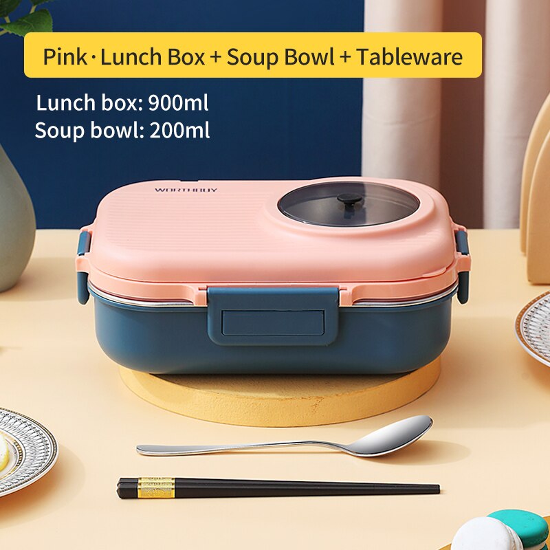 Stylish Lunch Box With Bag