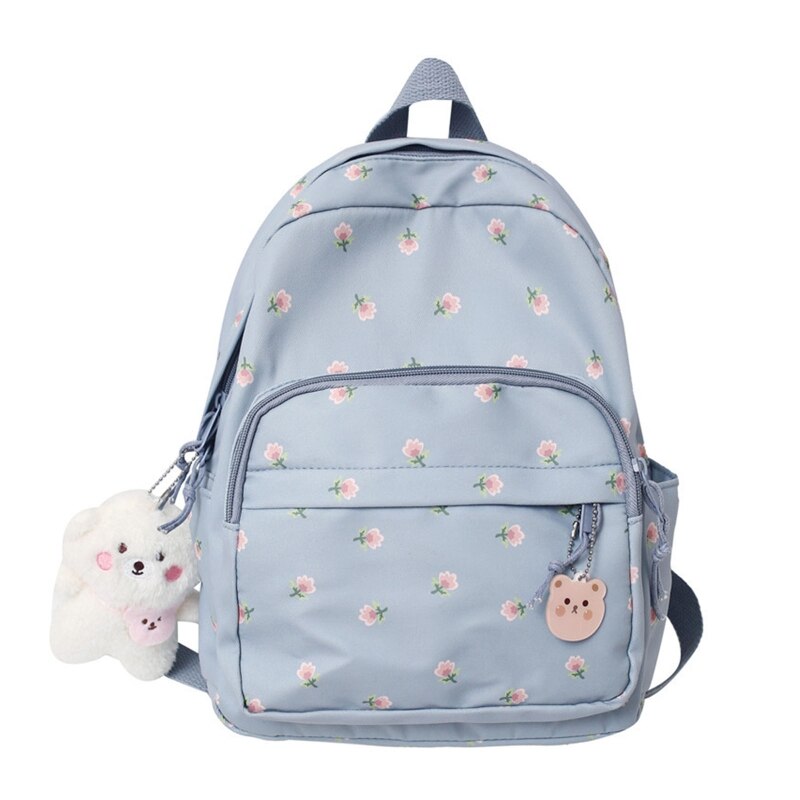 Floral Print Casual Backpack