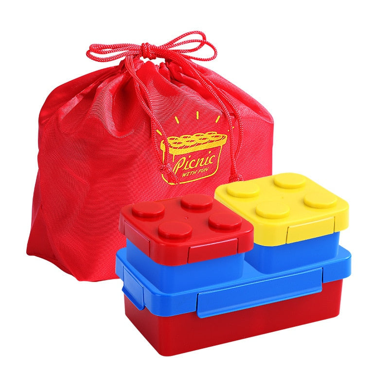 Lego Shape Lunch Box