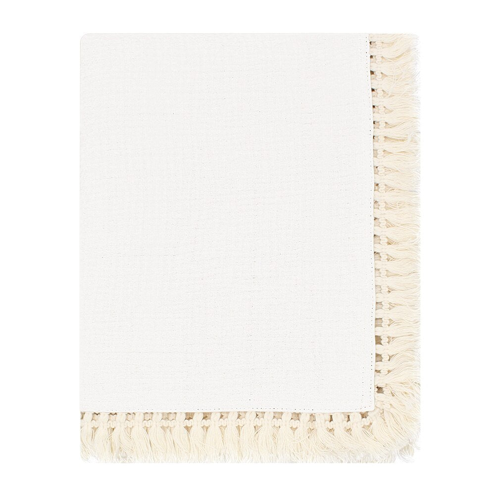 Muslin Ruffle Blanket