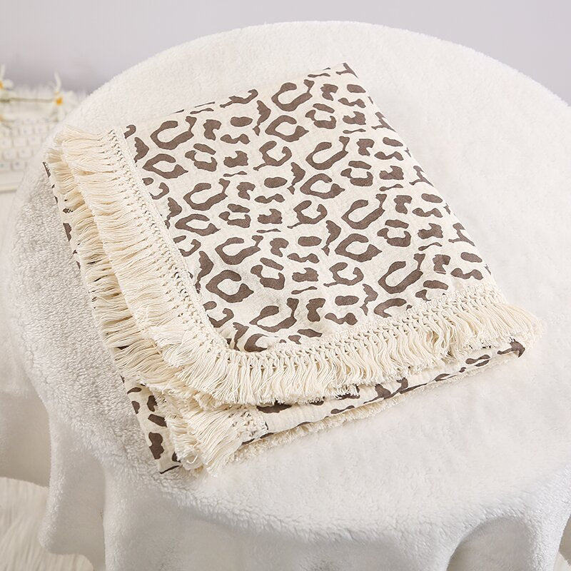 Cotton Blanket With Tassel