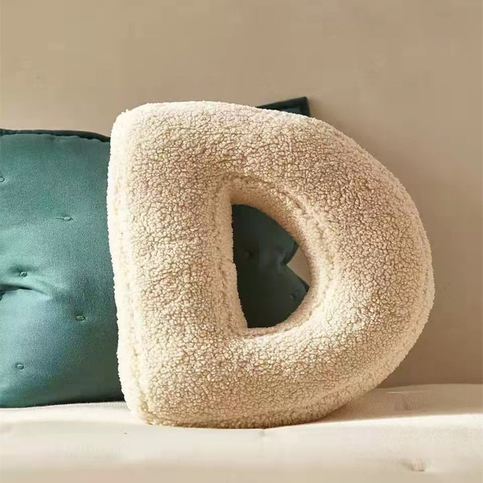 English Letters Cushion