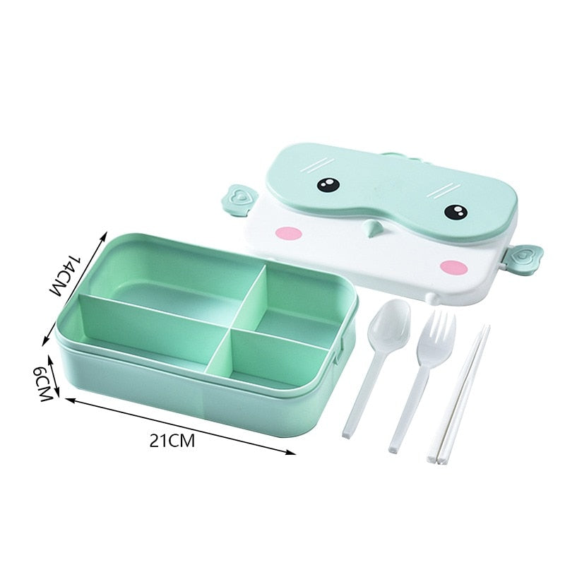 Rectangular Anime Face Lunch Box