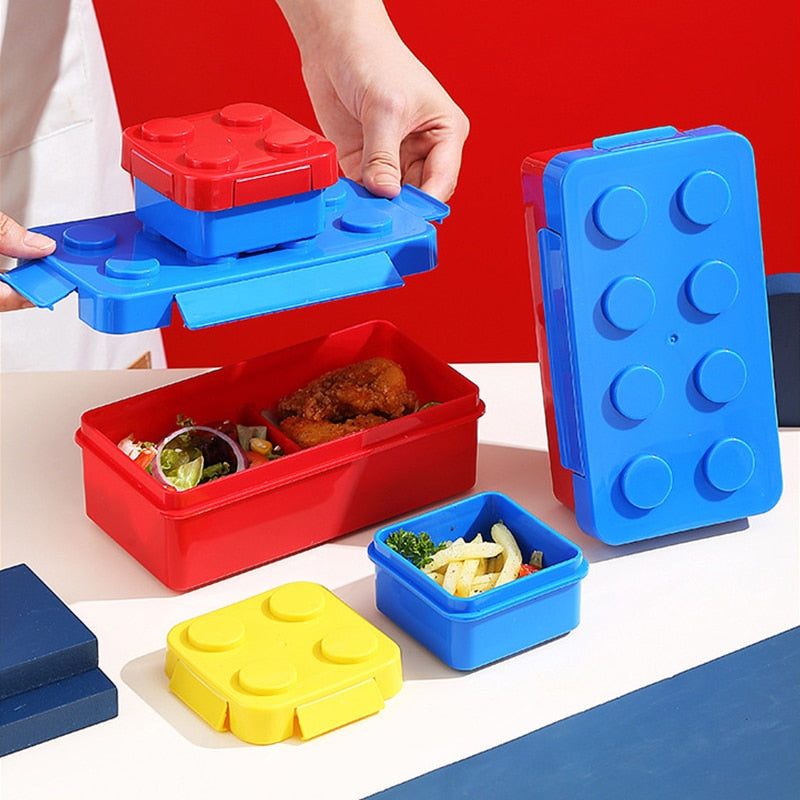 Lego Shape Lunch Box