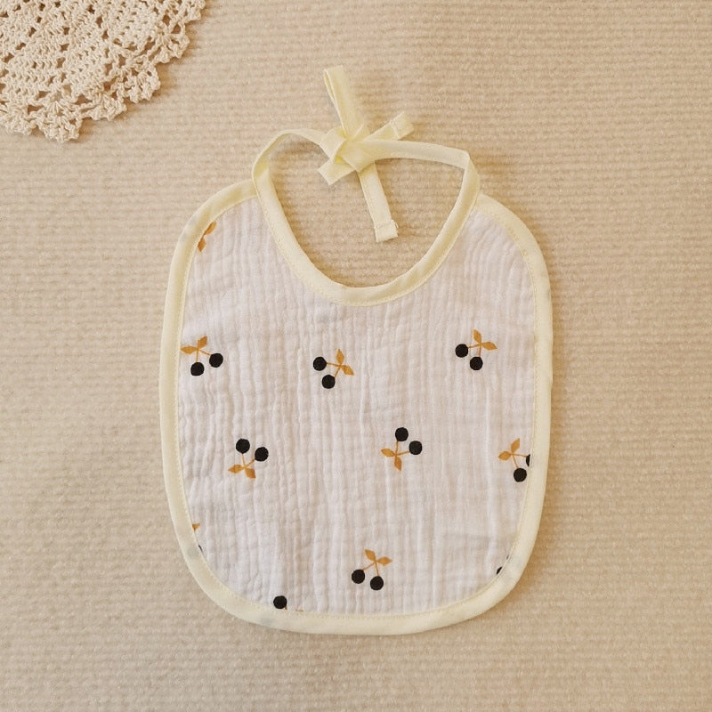 Cotton Cute Print Bibs