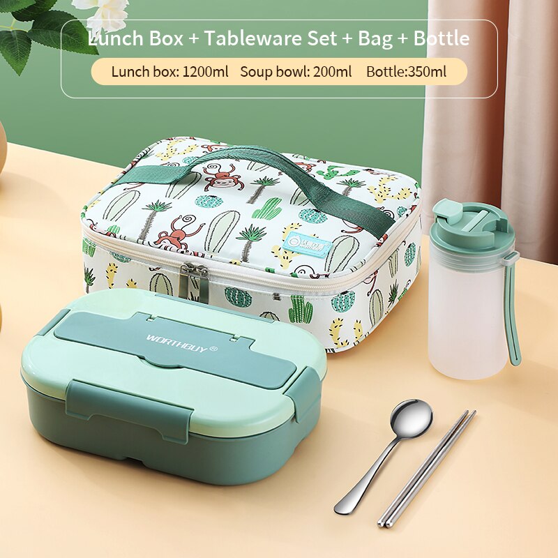 Stylish Lunch Box With Bag