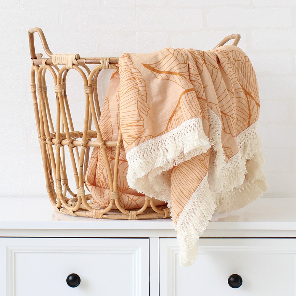 Muslin Blanket With Tassel