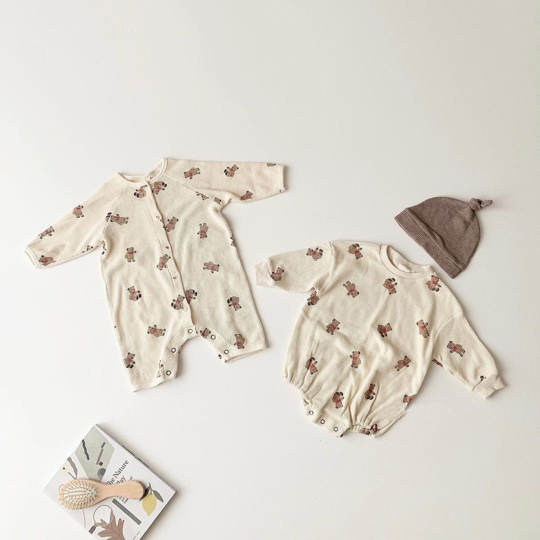 Bear Waffle Bodysuit