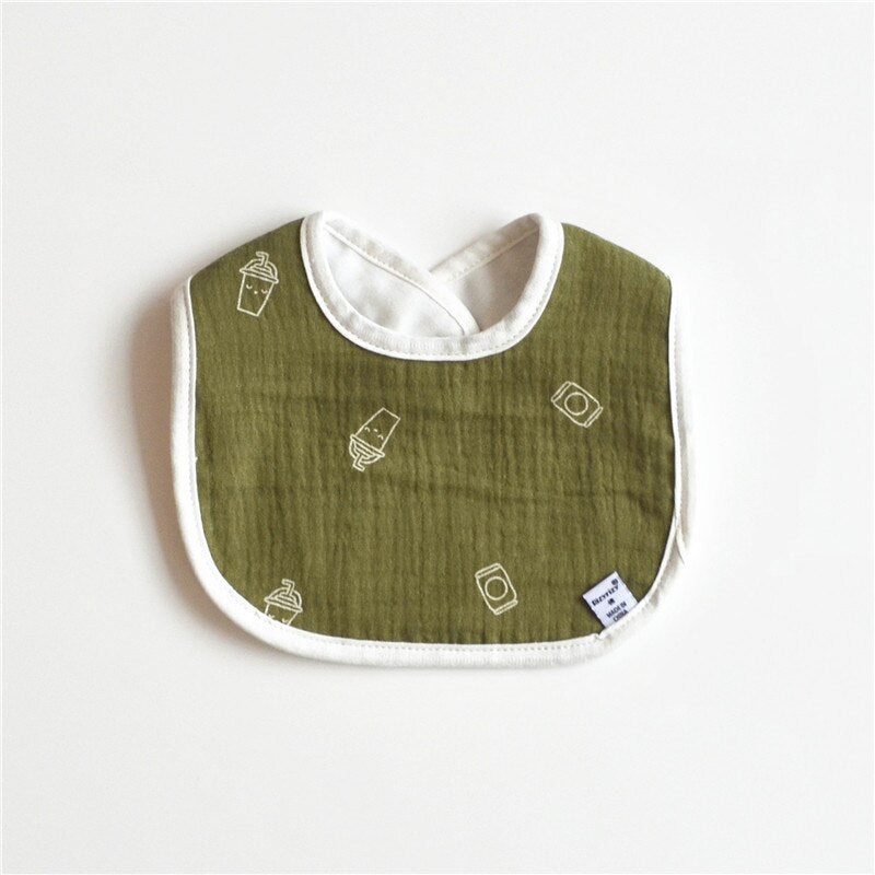 Cute Print U Square Bandana Bibs