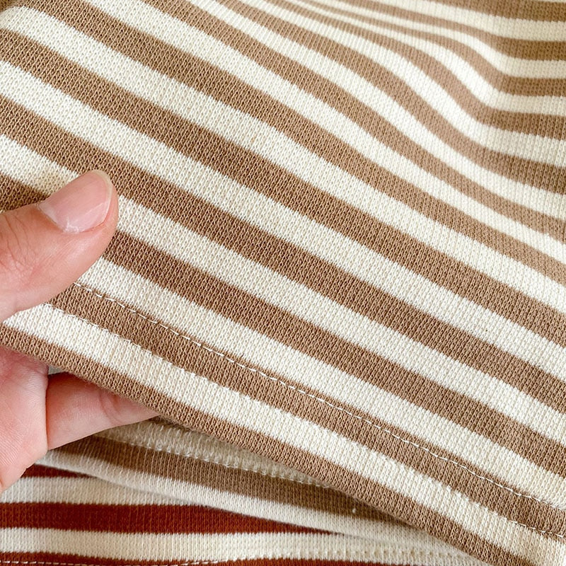 Close-up of striped fabric